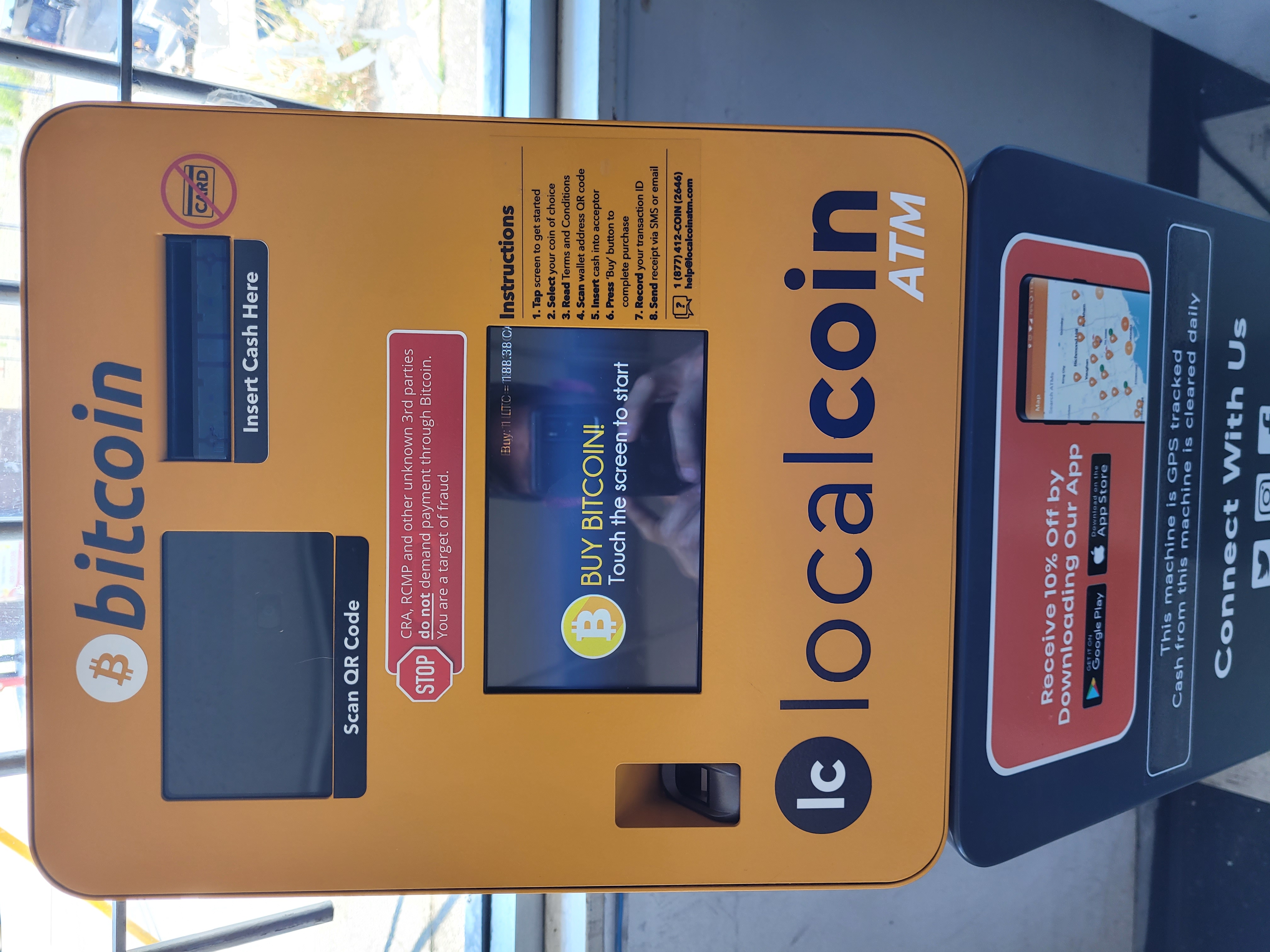 Bitcoin ATMs in 56 Ave & 201A St | Localcoin