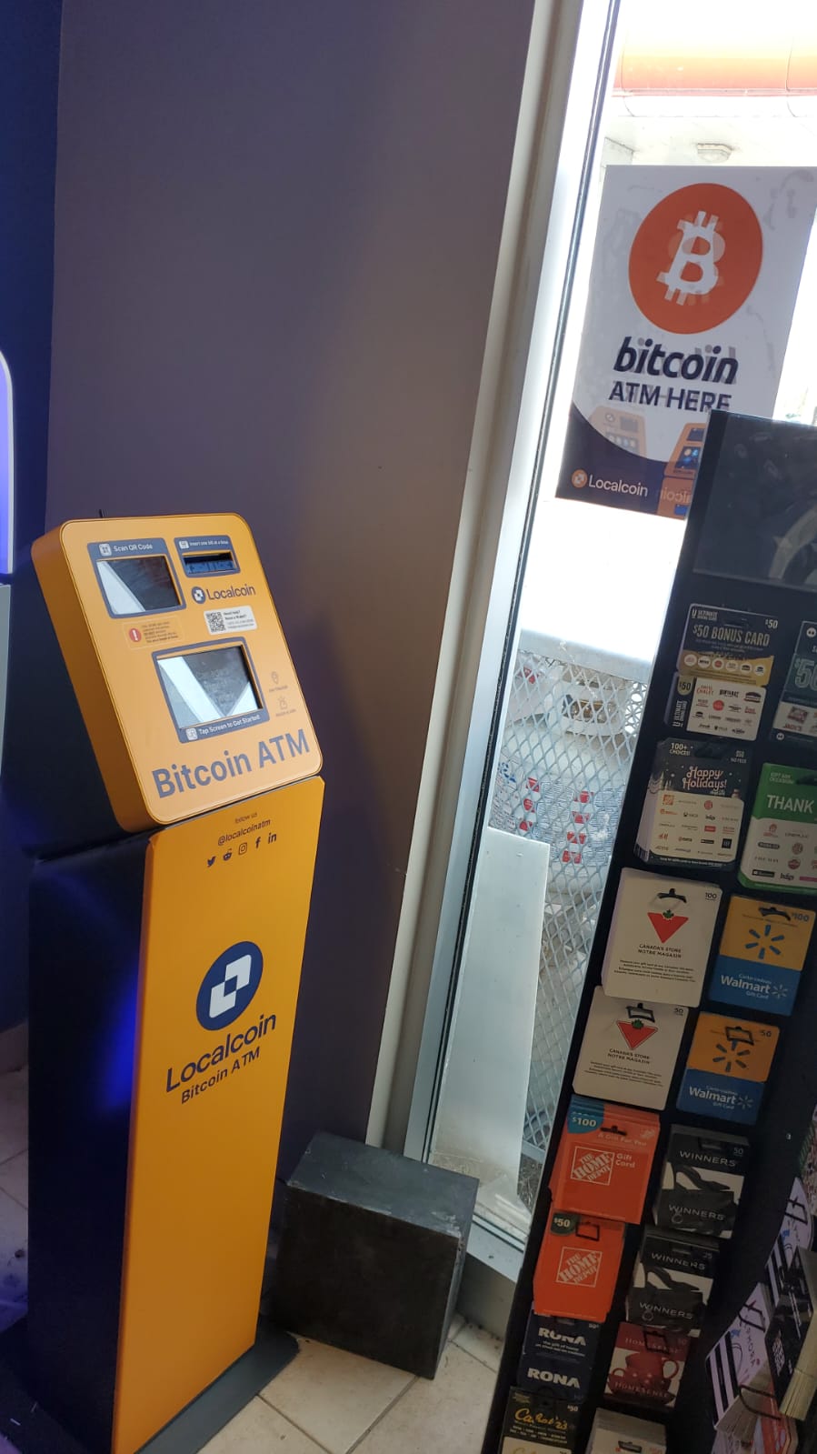 Bitcoin ATMs in Brookdale Ave & Hwy 401 | Localcoin