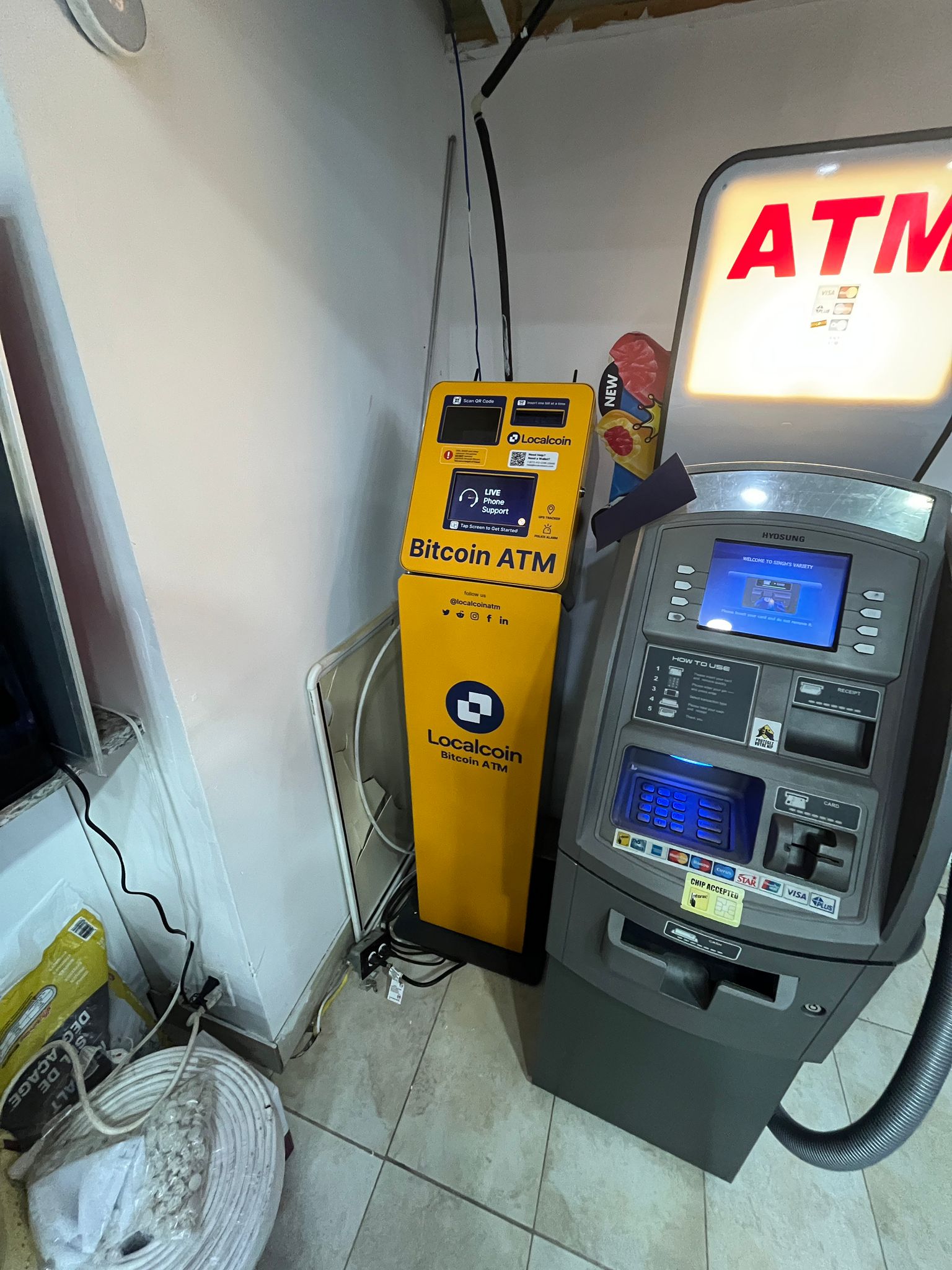Bitcoin ATMs in Hwy 401 & Sydenham Dr | Localcoin