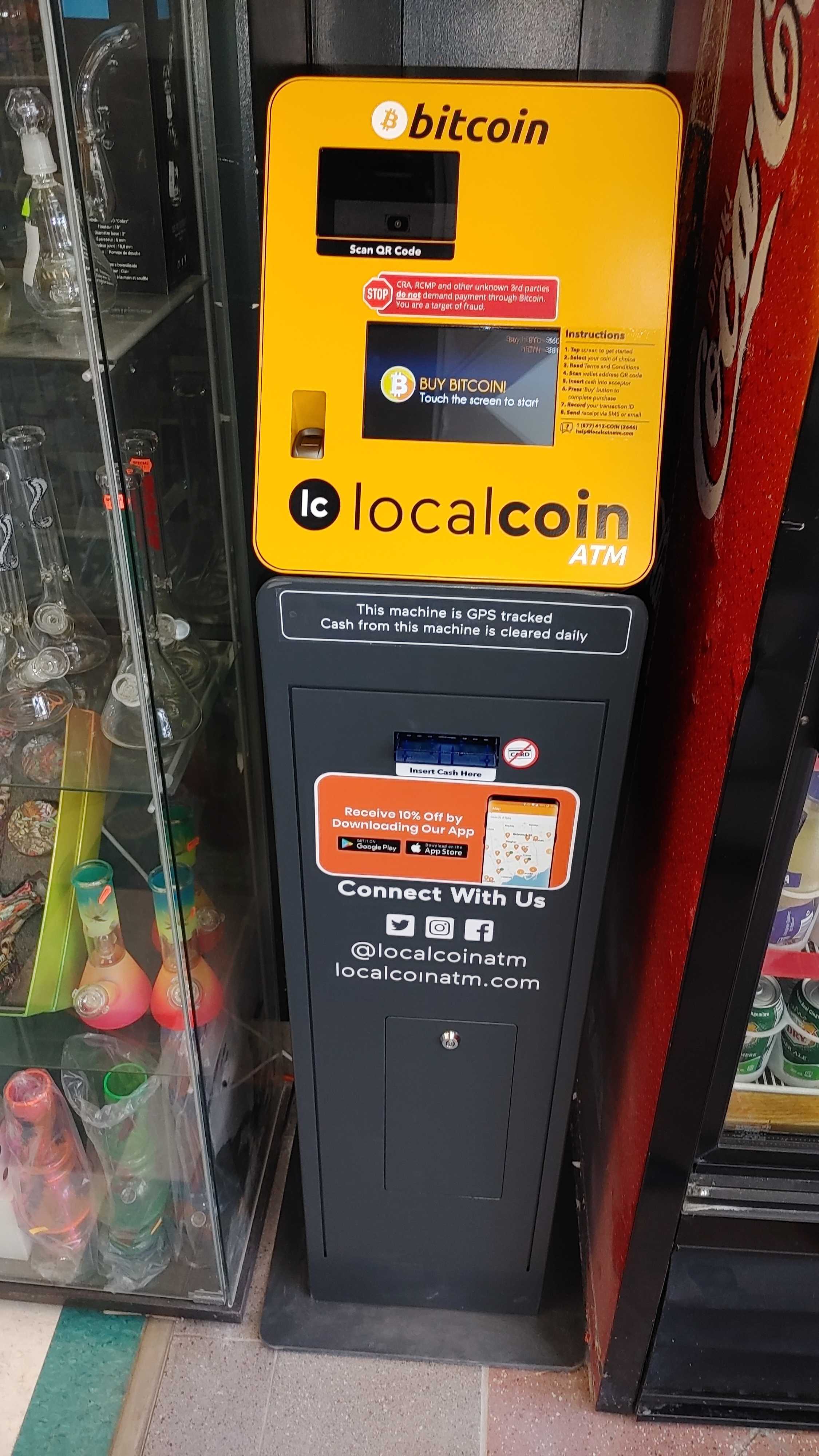 Bitcoin ATMs in Bank St & Hunt Club Rd | Localcoin
