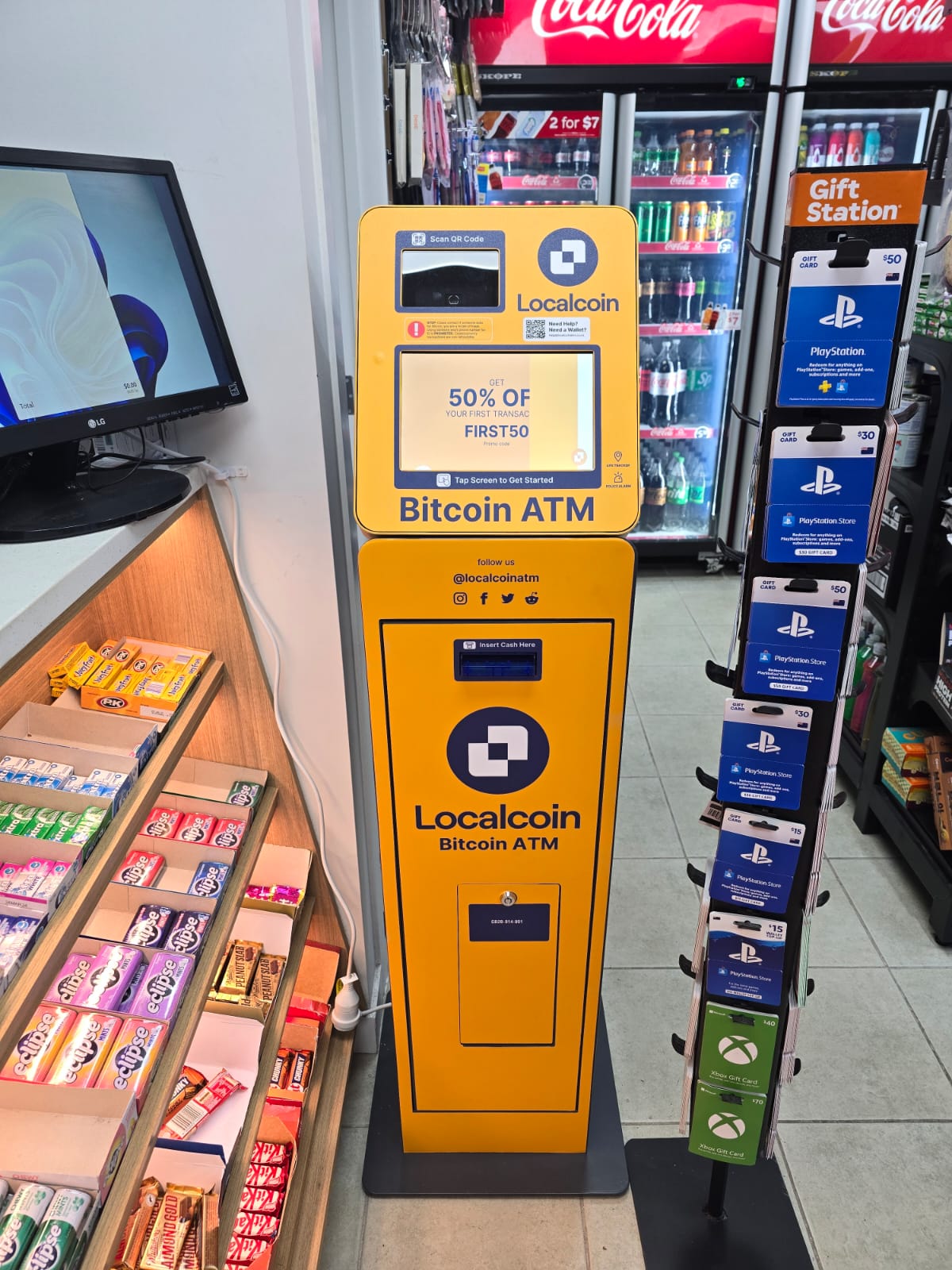 Bitcoin ATMs in Wakefield St & Lyndock St | Localcoin