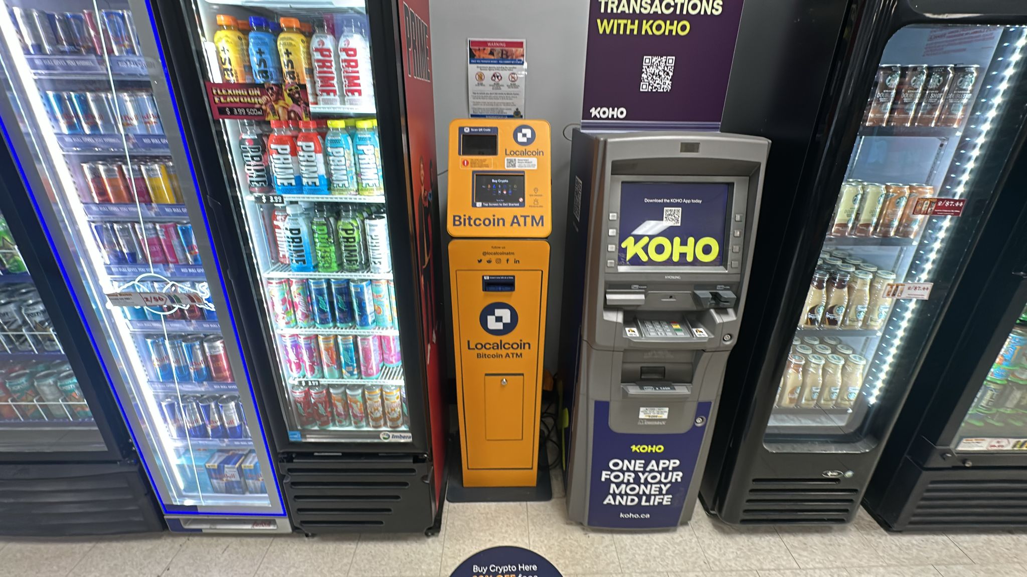 Distributeurs Bitcoin à Lake St & Park Rd N | Localcoin