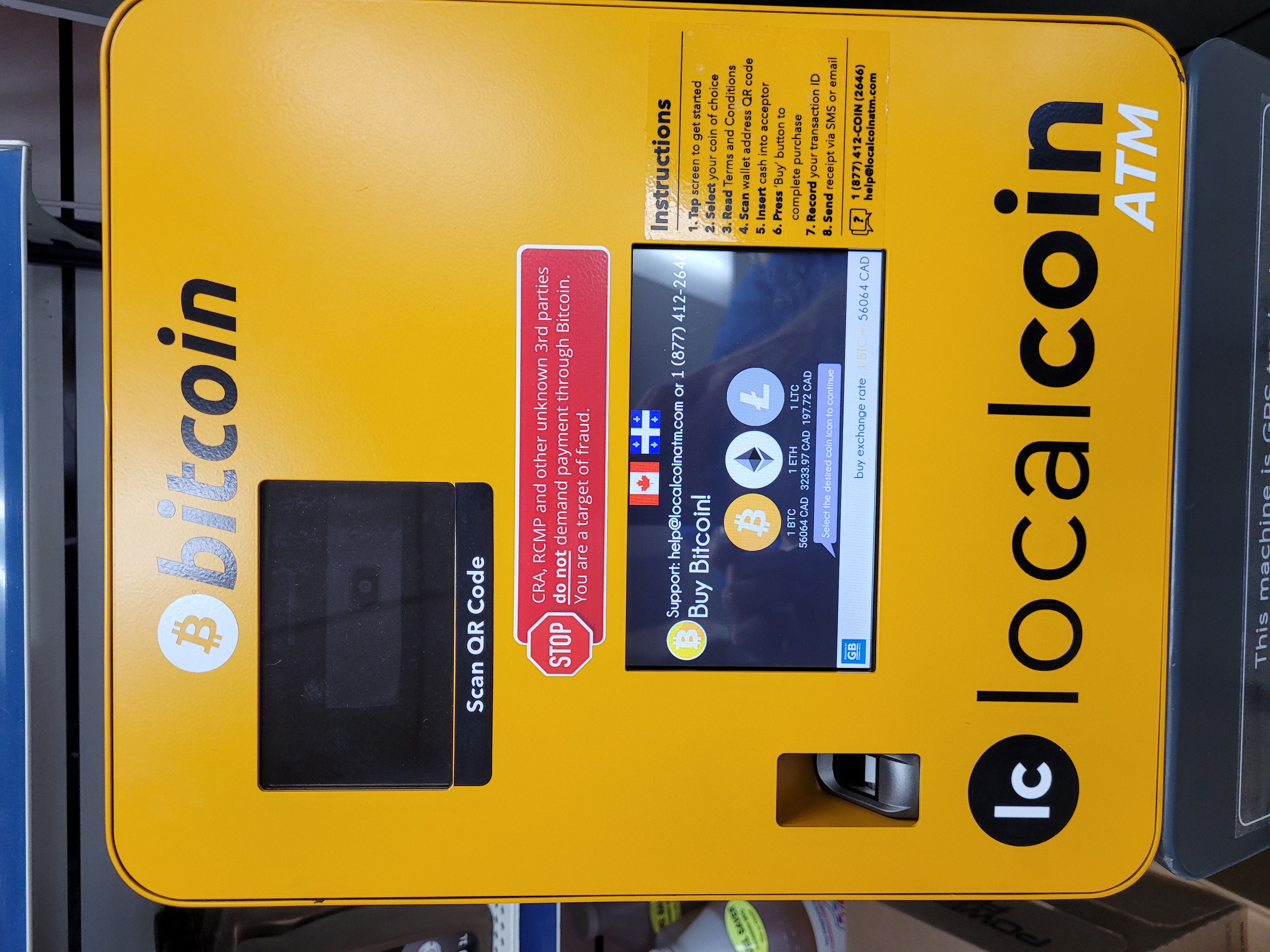 Bitcoin ATMs in Canada Way & Elwell St | Localcoin