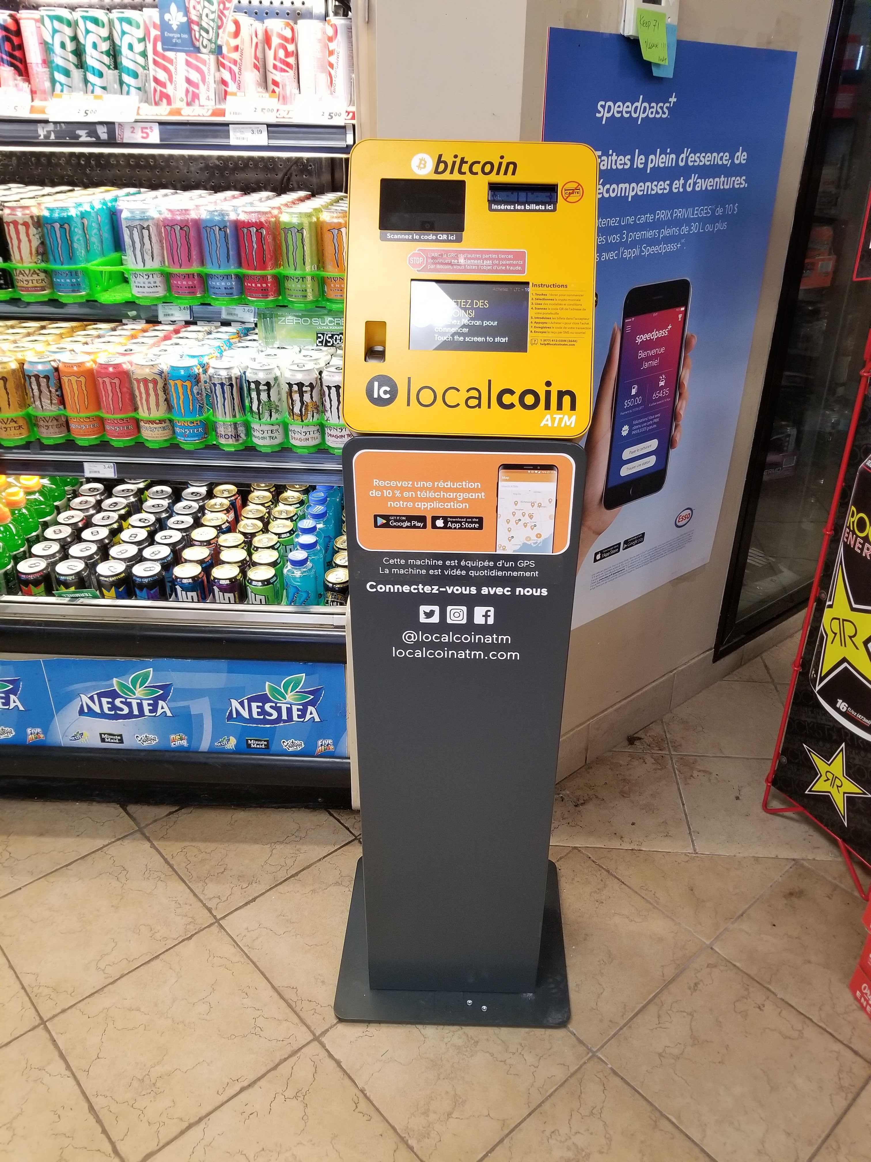 Bitcoin ATMs in Rue de Carillon & Boul du Séminaire S | Localcoin