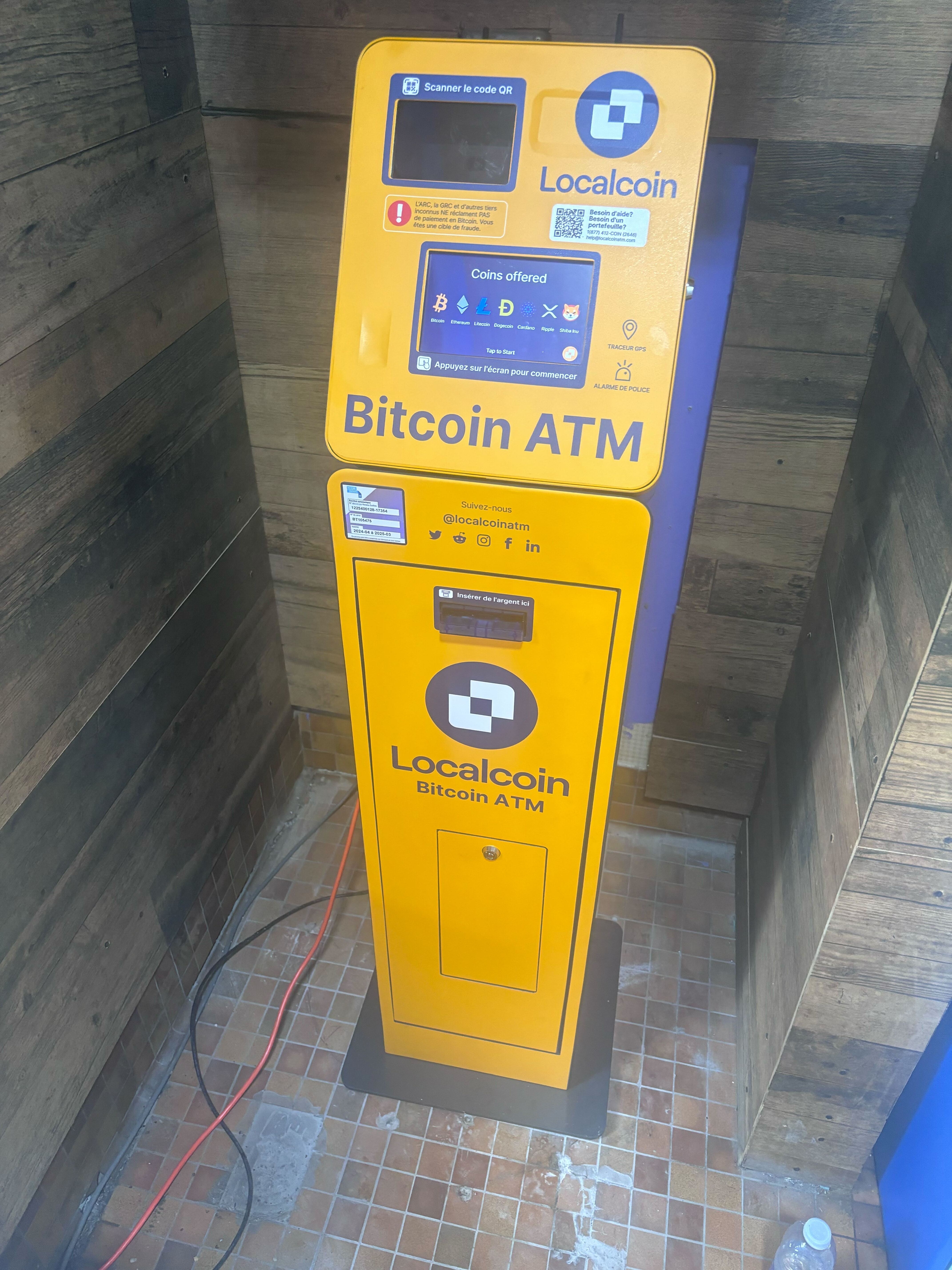 Distributeurs Bitcoin à Rue Milton & Park Ave | Localcoin