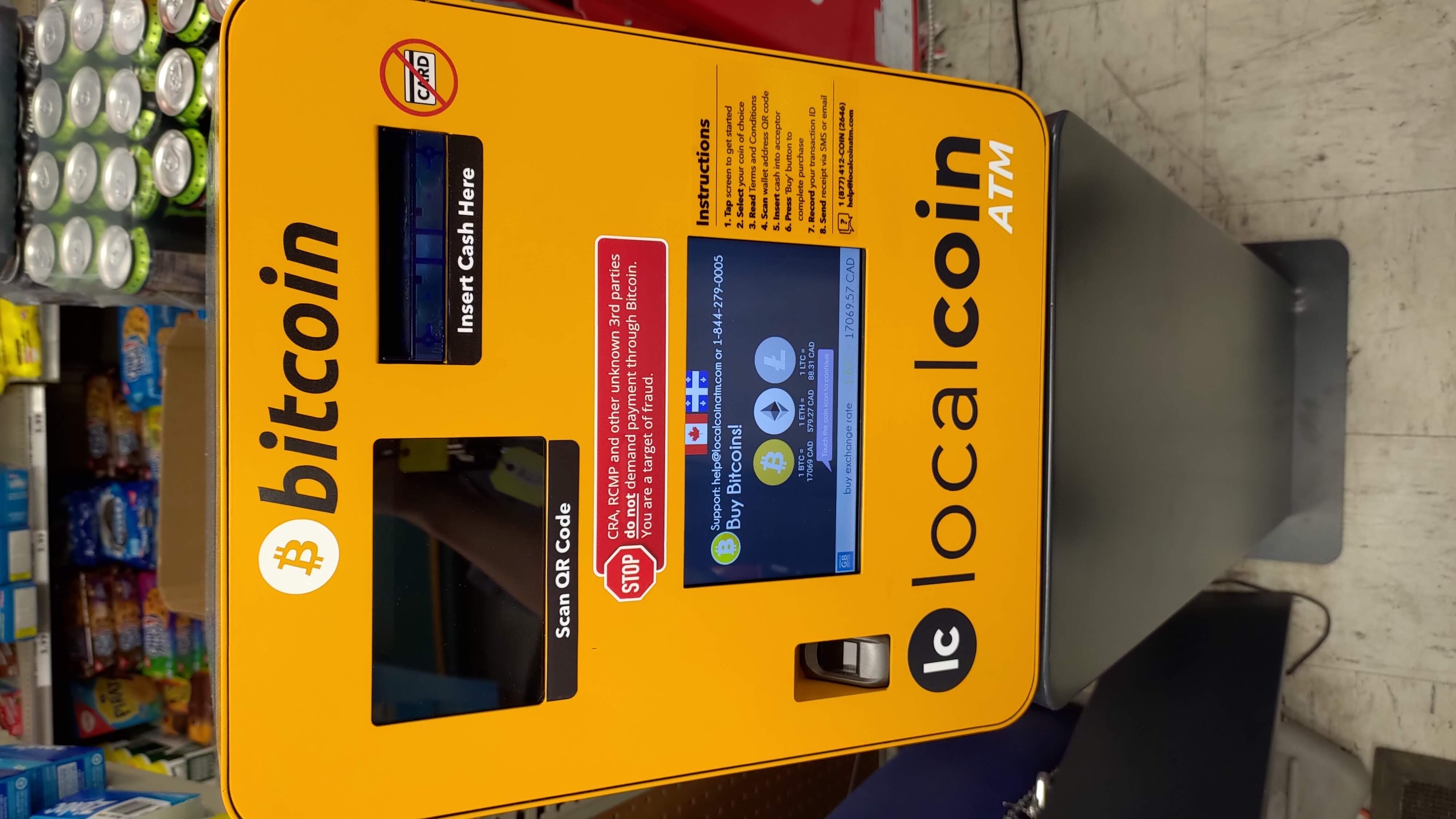 Distributeurs Bitcoin à Boul Labrosse & Boul La Verendrye E | Localcoin