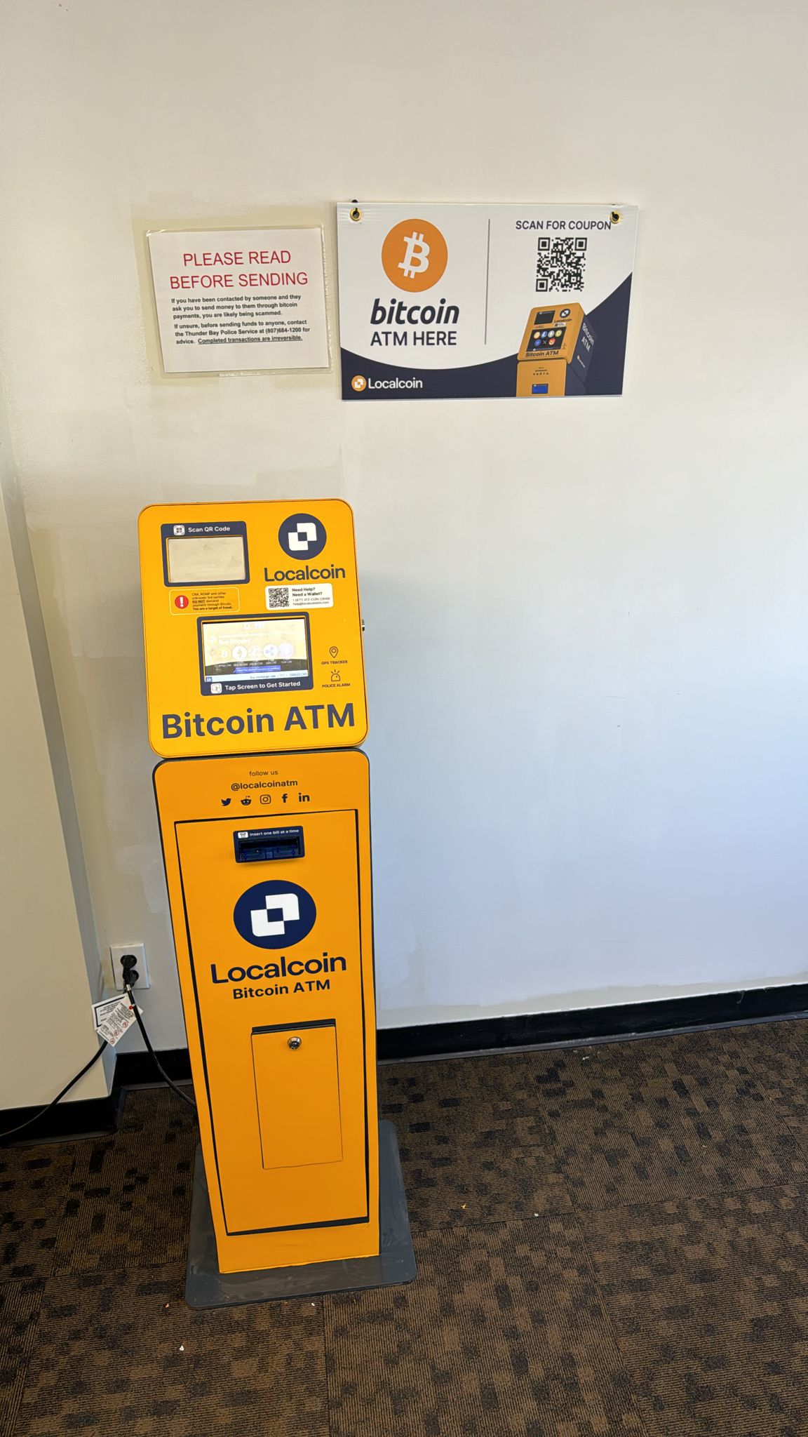 Bitcoin ATMs in May St N & Bethune St | Localcoin