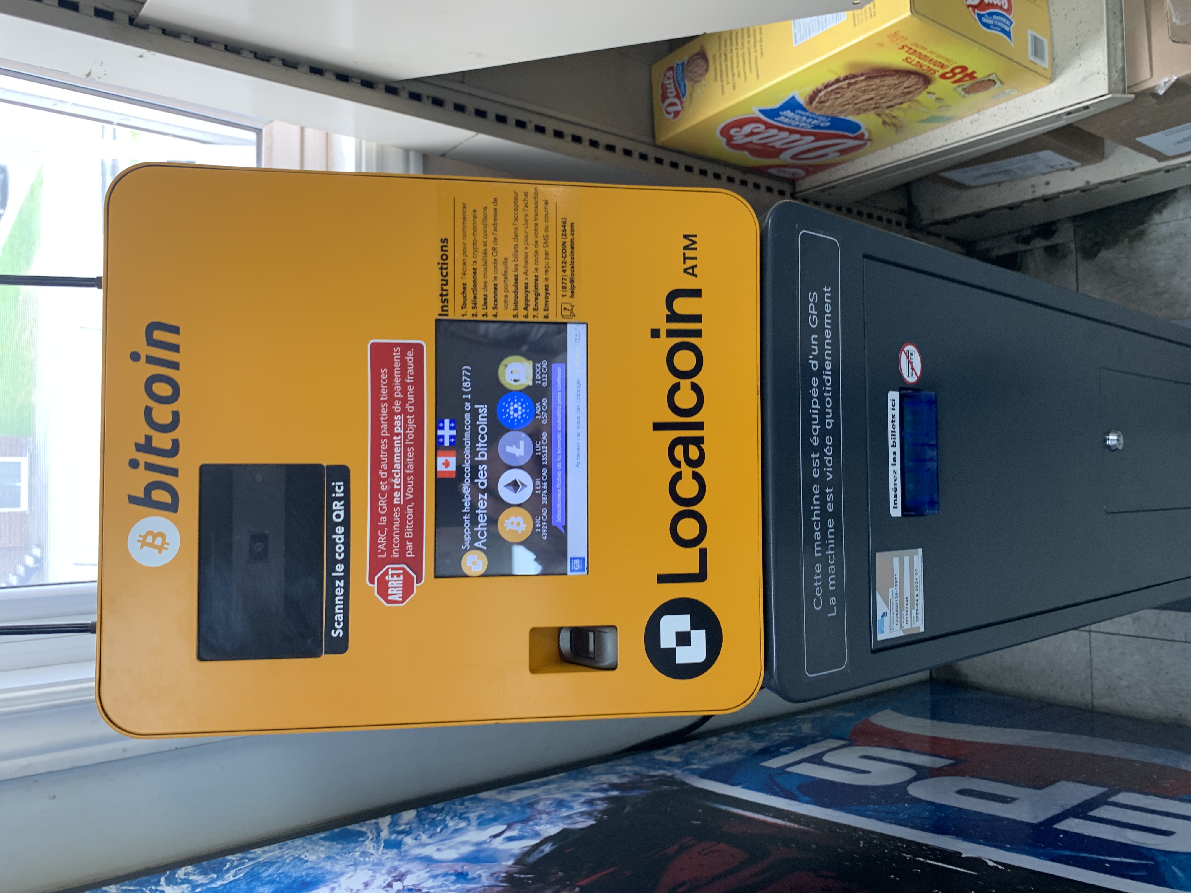 Bitcoin ATMs in Rue Rubin & Boul des Bois Francs N | Localcoin