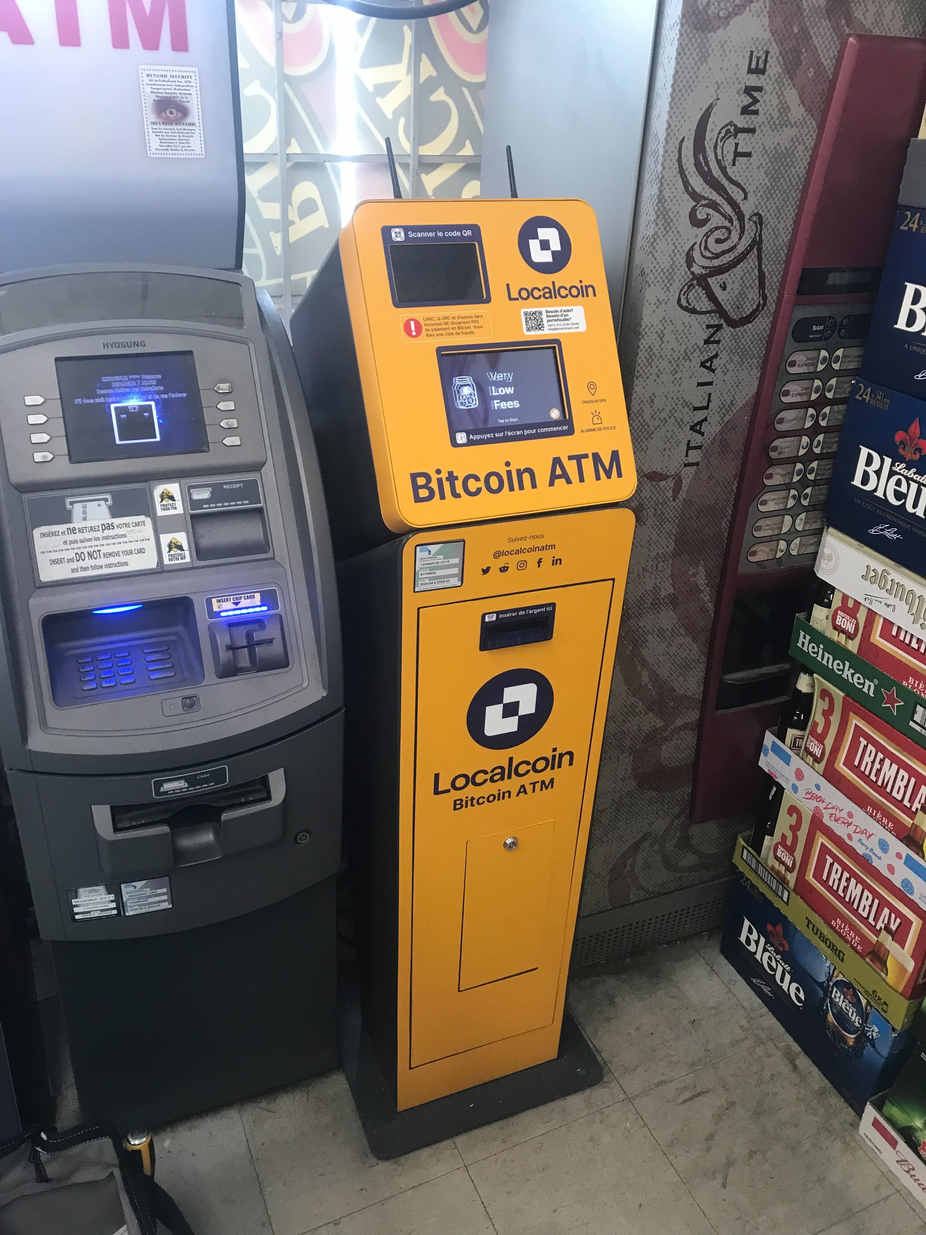 Bitcoin ATMs in Boulevard Saint-Charles & Rue St Denis | Localcoin