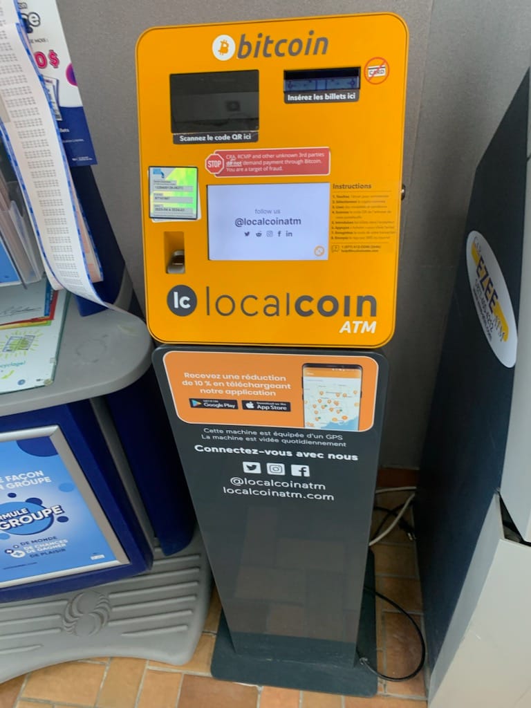Bitcoin ATMs in Boul de la Rochelle & Autoroute Félix-Leclerc | Localcoin