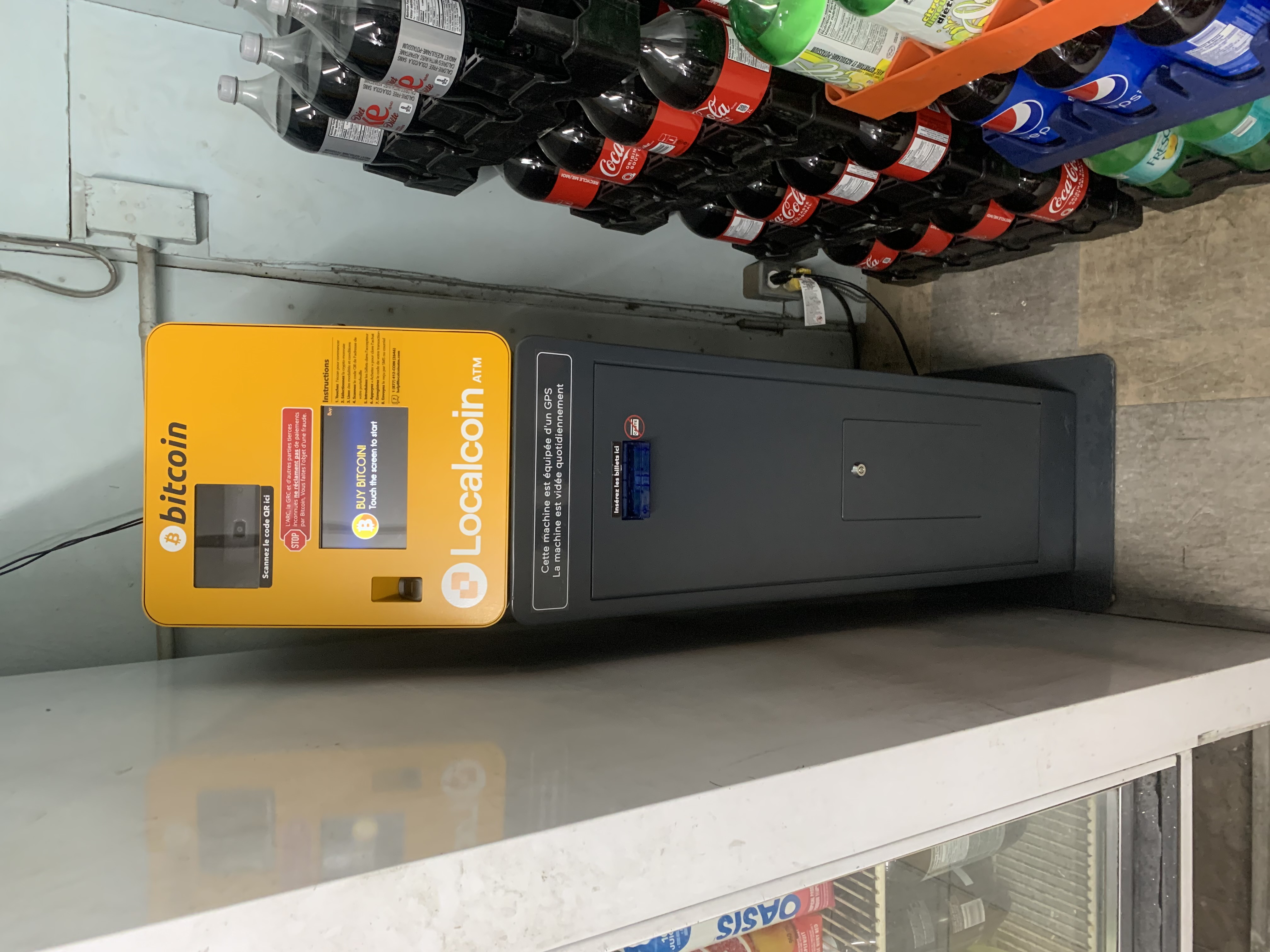 Bitcoin ATMs in Rue Notre Dame E & Rue Paul-Pau | Localcoin