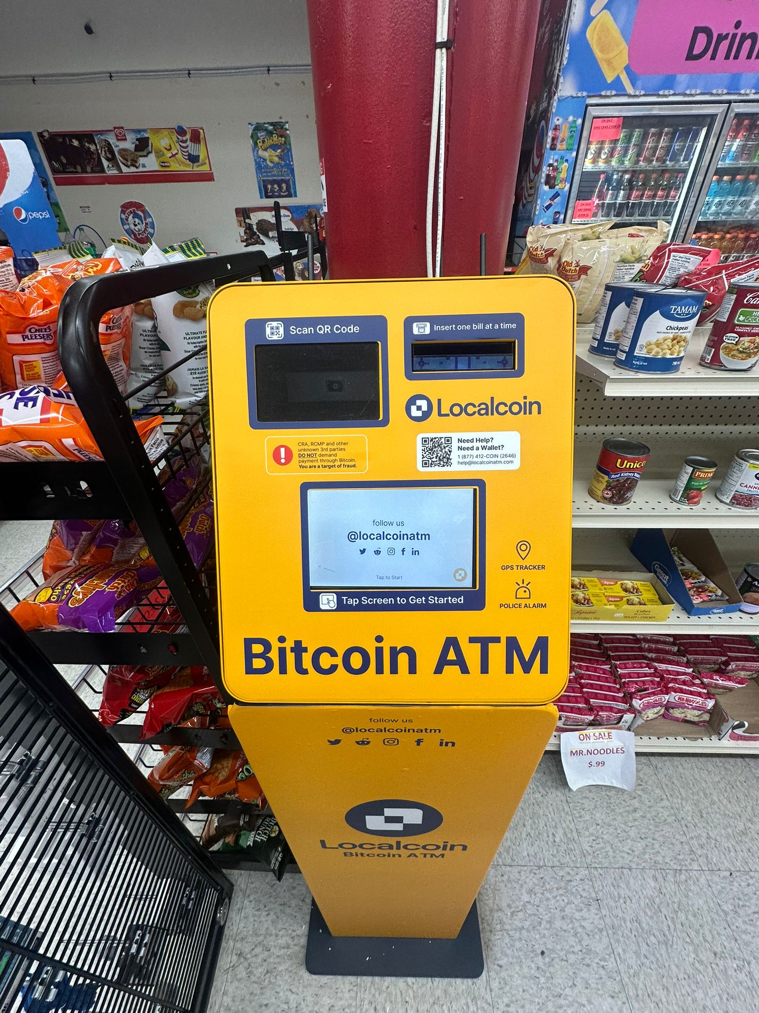 Bitcoin ATMs in Richardson Rd & Byers Cres | Localcoin