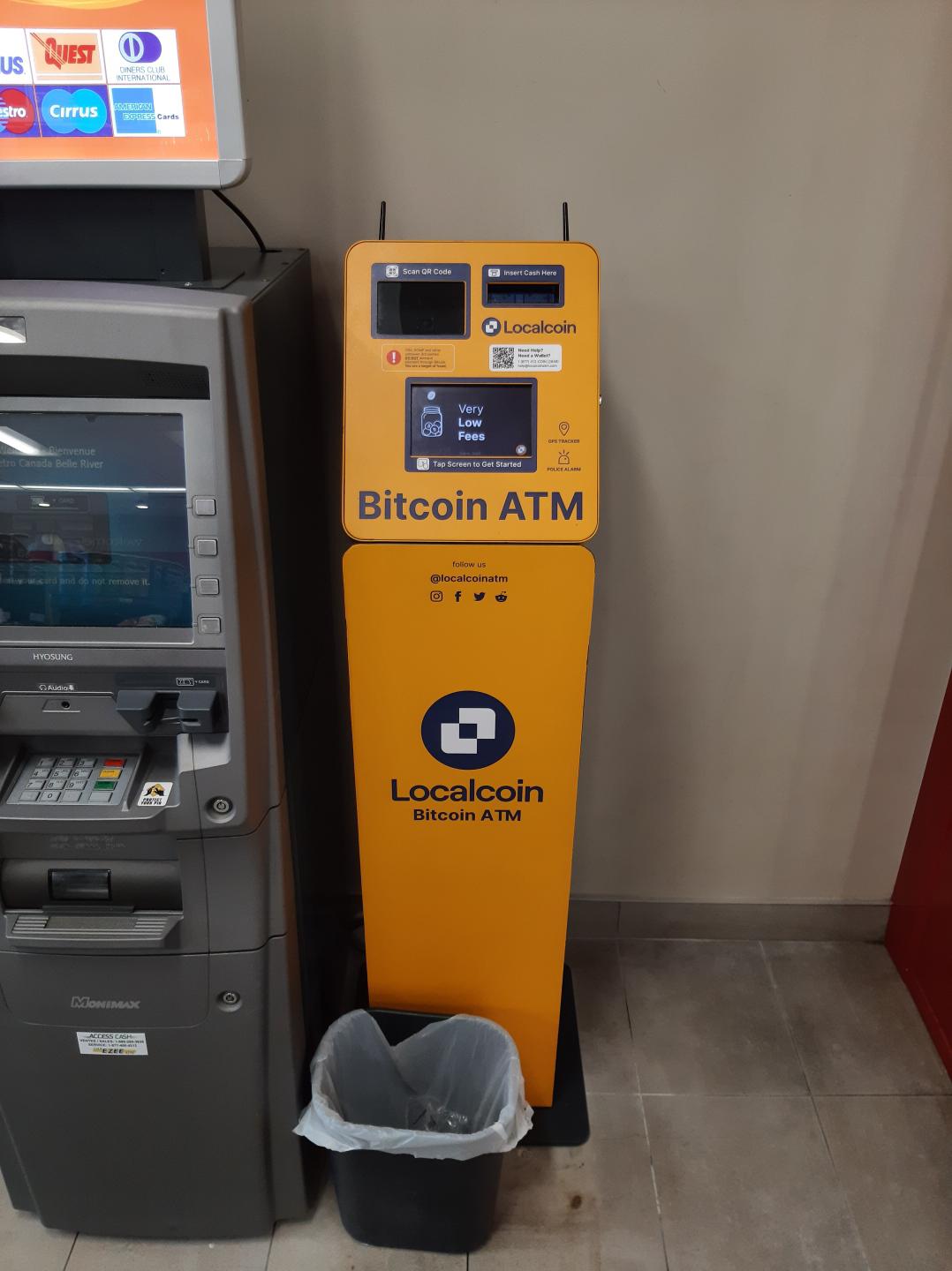 Bitcoin ATMs in Essex County Rd 22 & Willowwood Dr | Localcoin