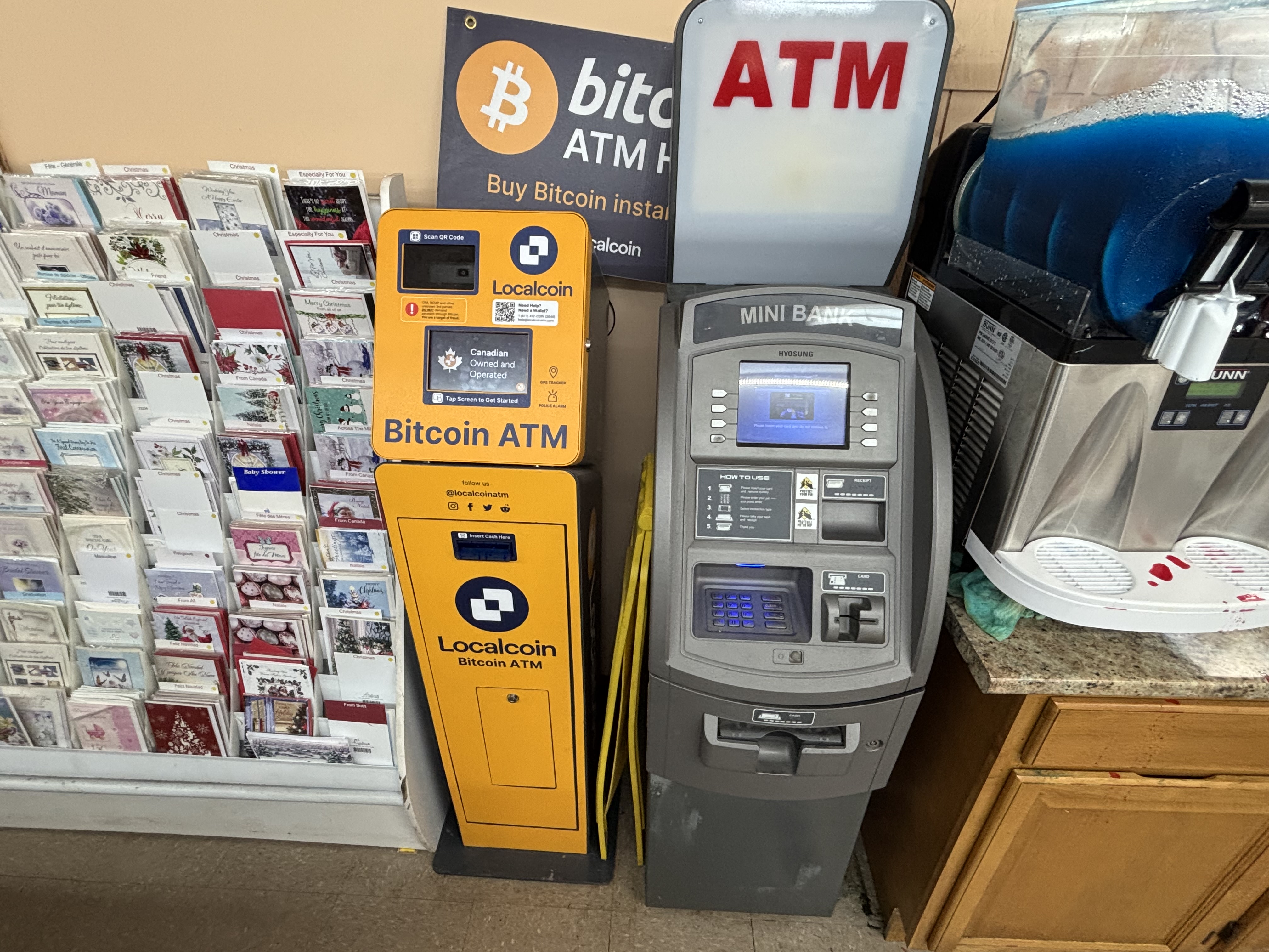 Distributeurs Bitcoin à shediac Rd & Scott St | Localcoin