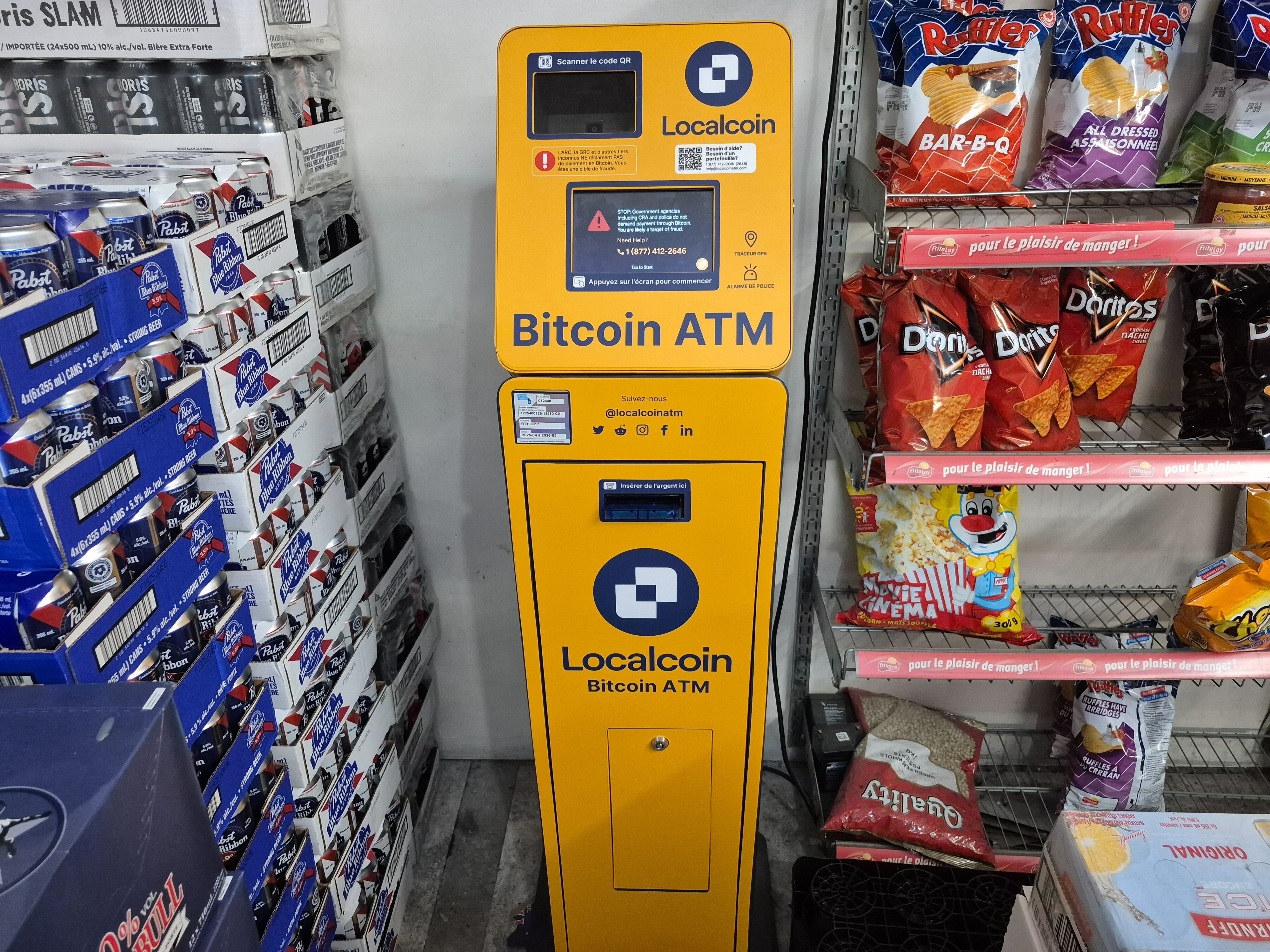 Bitcoin ATMs in Bayview Ave & High Tech Rd | Localcoin